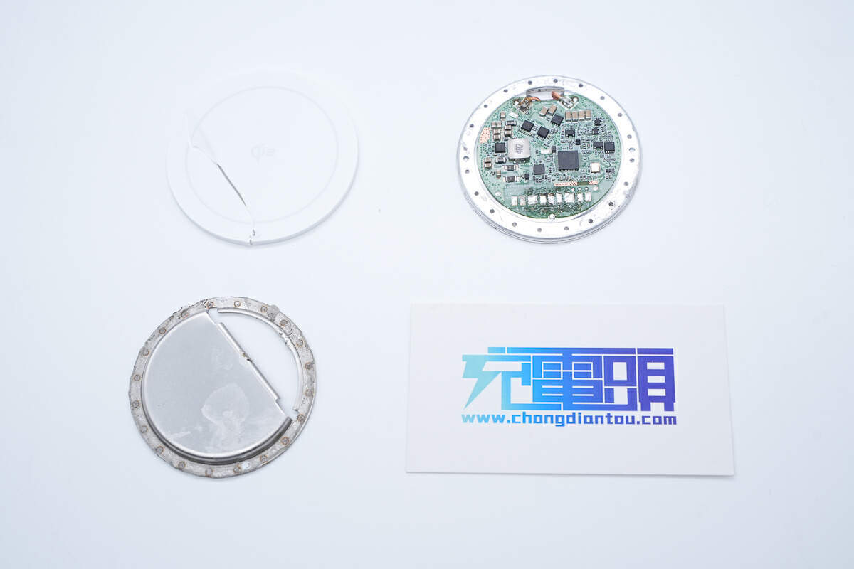 原装无线磁吸无线充模组拆解电子pg游戏可完美替代苹果